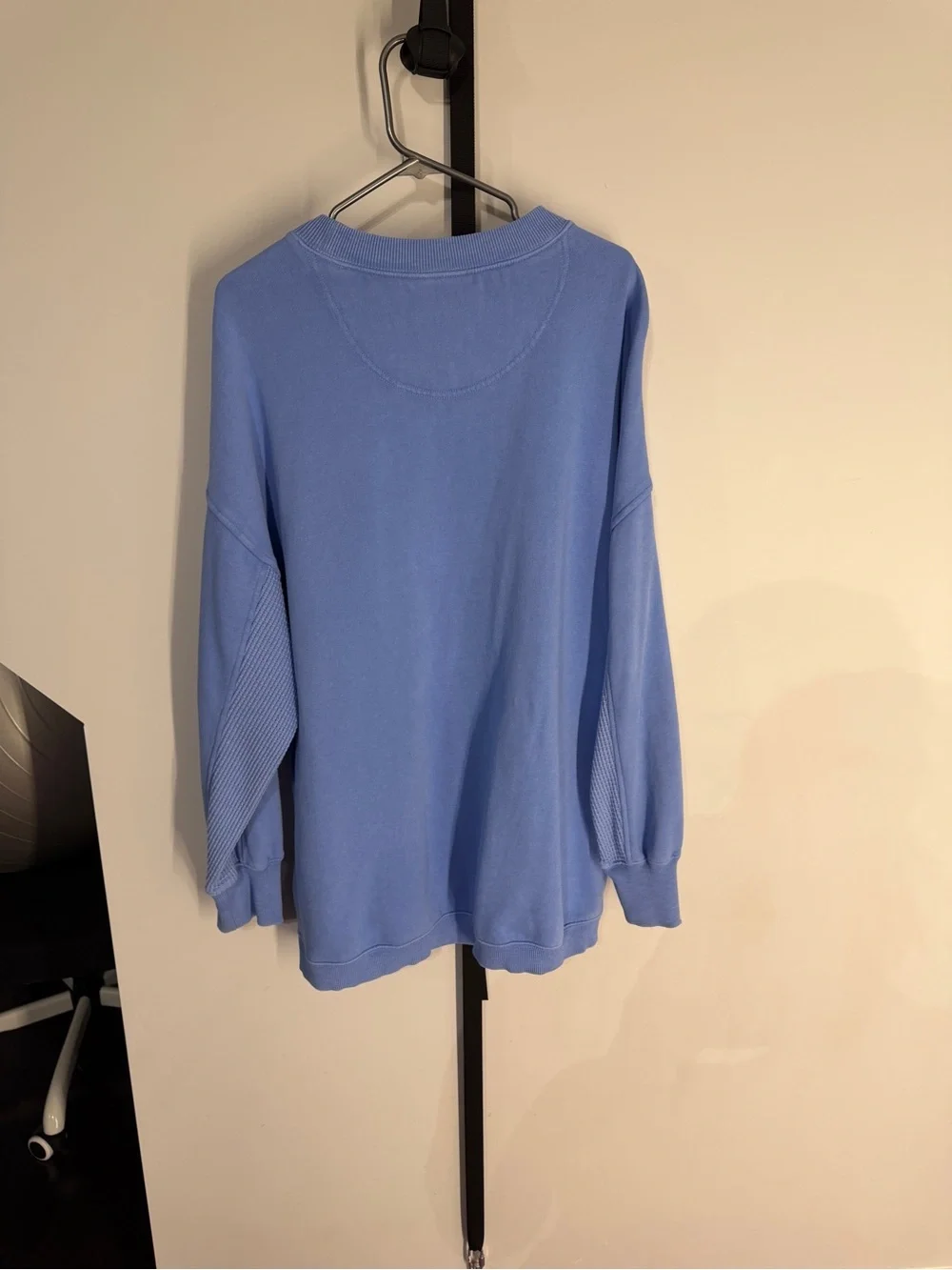 EUC - Aerie size M Wonderland Spirit Light Blue Crewneck Sweater - Picture 6 of 8